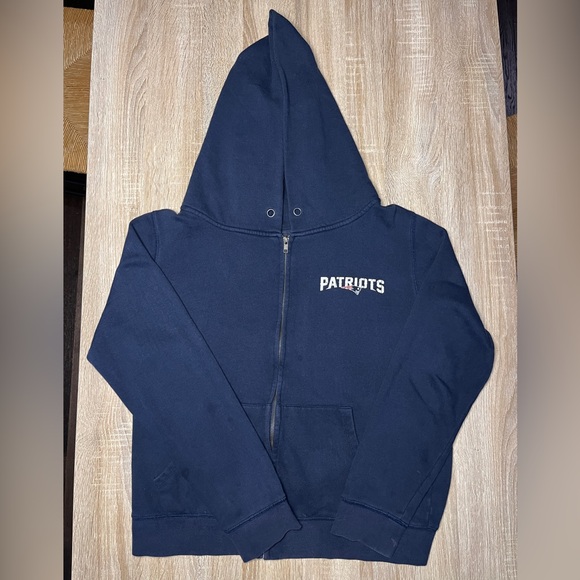 New England Patriots 2000’s Women’s Vintage Y2K Zip Up Hoodie L - Picture 1 of 3